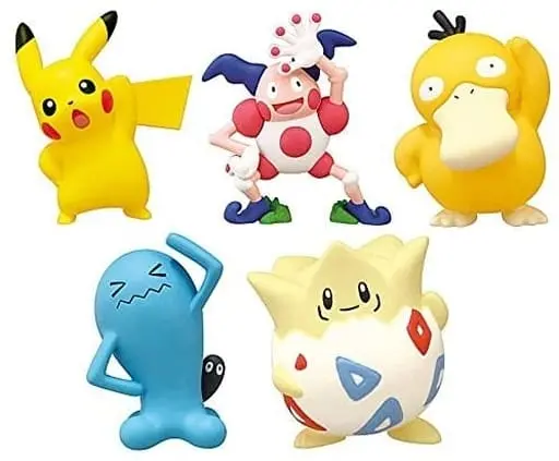 Trading Figure - Pokémon / Psyduck & Togepi & Wobbuffet & Mr. Mime