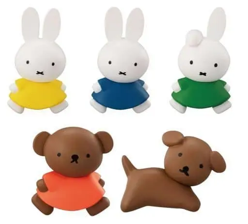 Trading Figure - miffy / Miffy & Boris Bear & Snuffy