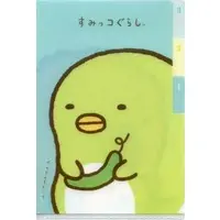Stationery - Plastic Folder (Clear File) - Sumikko Gurashi / Penguin? & Tonkatsu (Capucine) & Ebifurai no Shippo (Nulpi Chan)