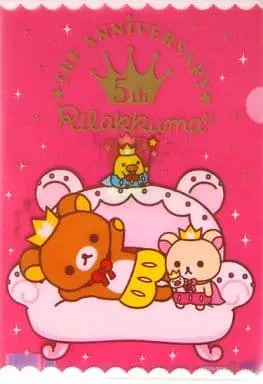 Stationery - Plastic Folder (Clear File) - RILAKKUMA / Korilakkuma & Kiiroitori & Rilakkuma