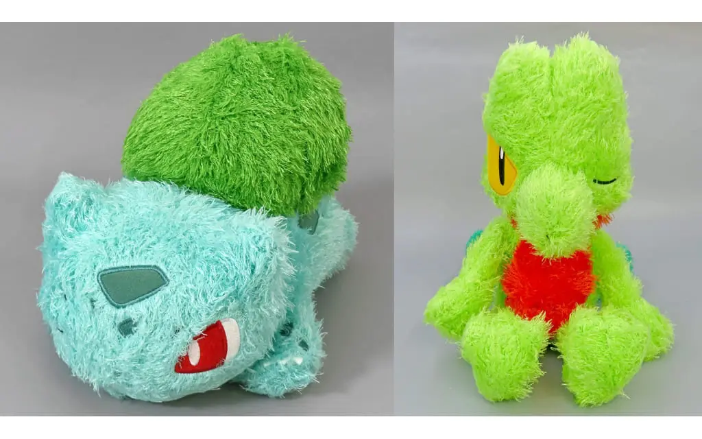 Plush - Pokémon / Treecko & Bulbasaur