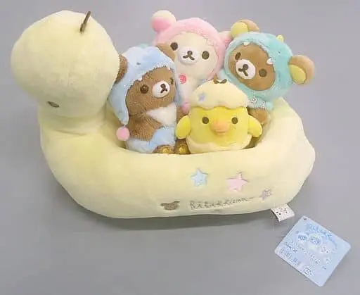 Plush - Accessory case - RILAKKUMA / Korilakkuma & Kiiroitori & Chairoikoguma