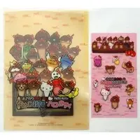 Stationery - Plastic Folder (Clear File) - Nameko / Hello Kitty