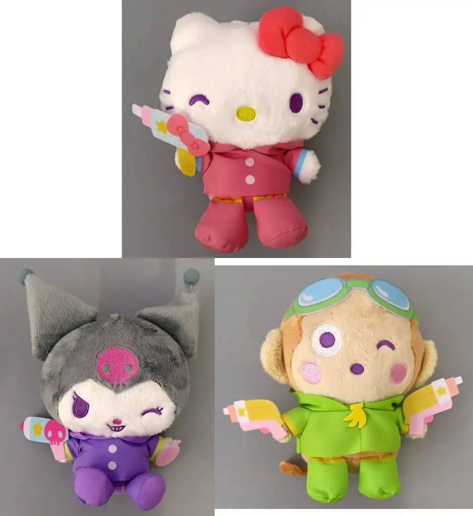 Plush - Sanrio characters / Hello Kitty & Kuromi & Osaru no Monkichi
