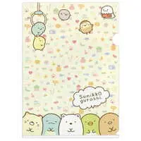 Stationery - Plastic Folder (Clear File) - Sumikko Gurashi / Tapioca