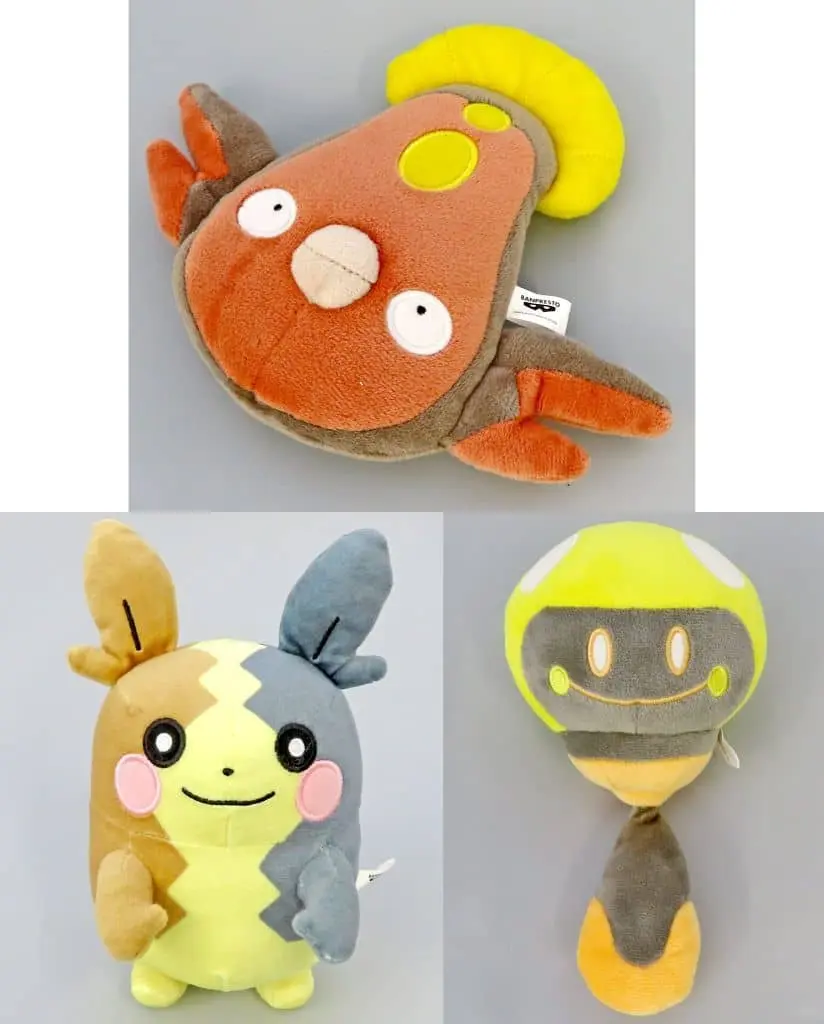 Plush - Pokémon / Morpeko & Stunfisk & Tadbulb
