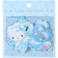 Stickers - Sanrio characters / My Melody & Hello Kitty & Cinnamoroll & Kuromi