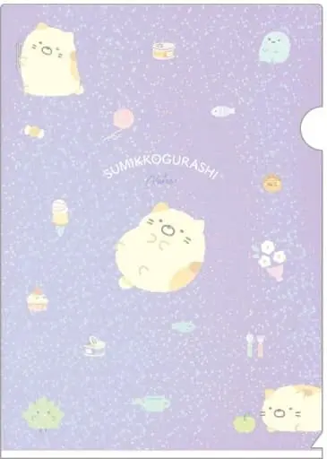 Stationery - Plastic Folder (Clear File) - Sumikko Gurashi / Neko (Gattinosh)