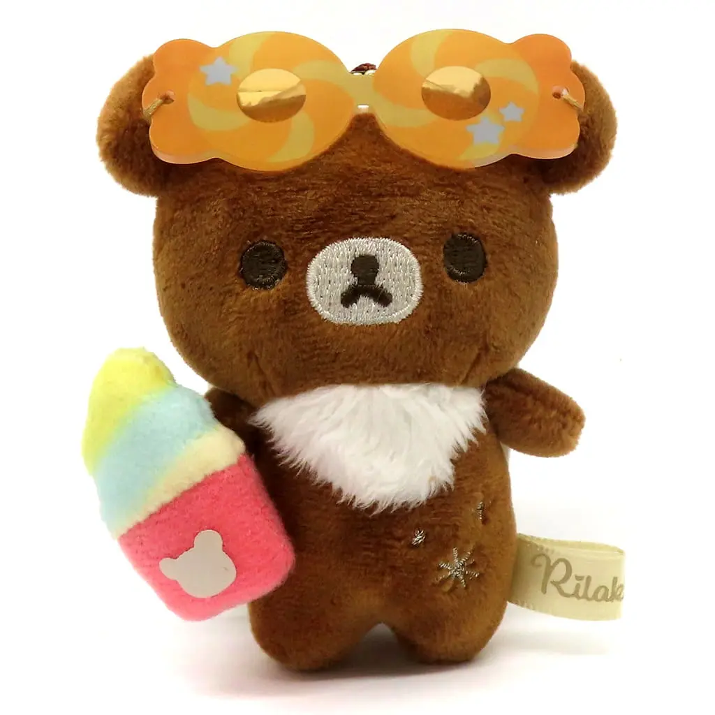 Key Chain - Plush - Plush Key Chain - RILAKKUMA / Chairoikoguma