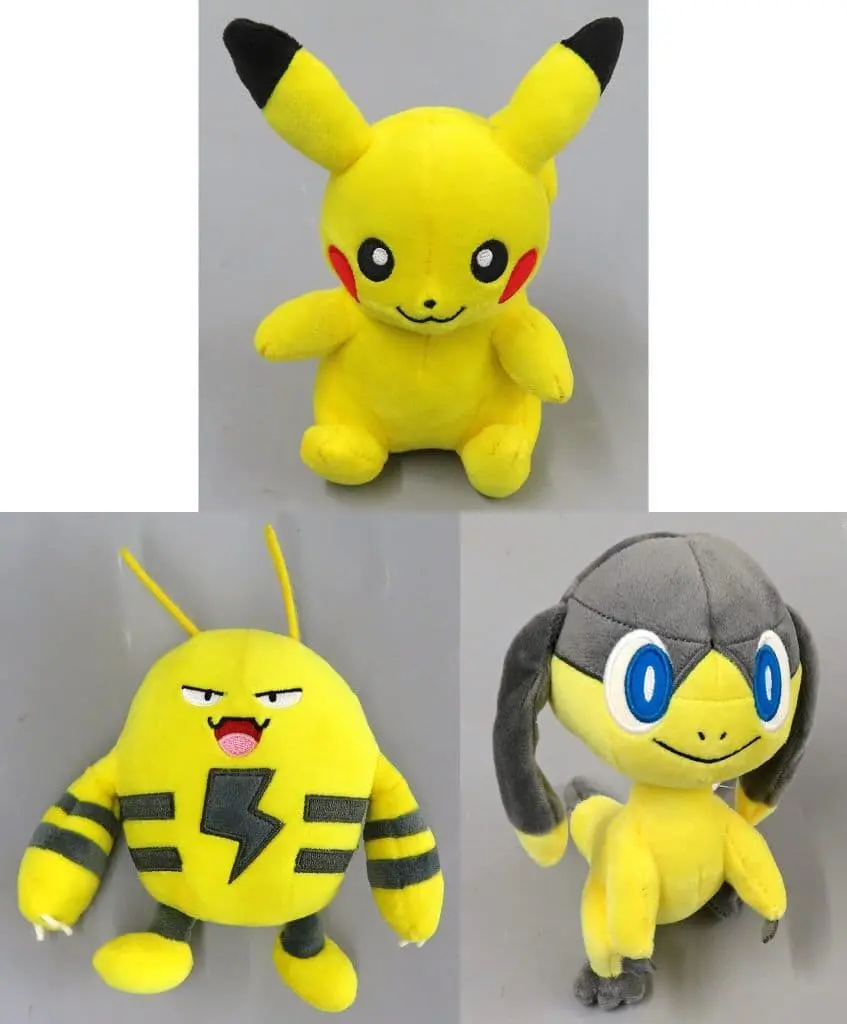 Plush - Pokémon / Pikachu & Elekid & Helioptile