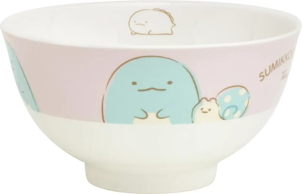 Rice bowl - Sumikko Gurashi / Tokage & Nisetsumuri (Fake Snail)