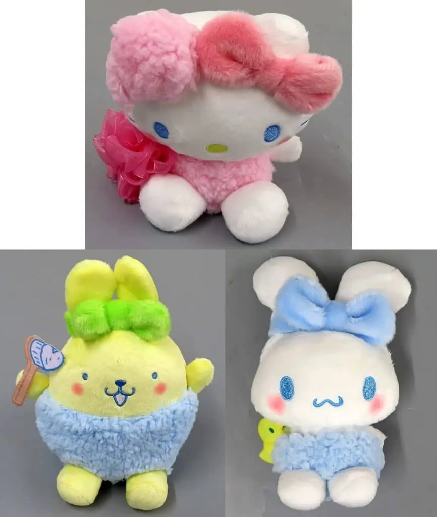 Plush - Sanrio characters / Hello Kitty & Pom Pom Purin & Cinnamoroll