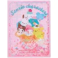 Stationery - Plastic Folder (Clear File) - Sanrio characters