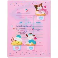 Stationery - Plastic Folder (Clear File) - Sanrio characters