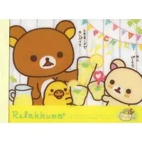 Stationery - Memo Pad - RILAKKUMA / Korilakkuma & Kiiroitori & Rilakkuma