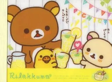 Stationery - Memo Pad - RILAKKUMA / Korilakkuma & Kiiroitori & Rilakkuma