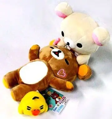 Plush - RILAKKUMA / Korilakkuma & Kiiroitori & Rilakkuma