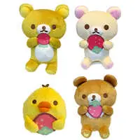 Plush - RILAKKUMA / Korilakkuma & Kiiroitori & Chairoikoguma