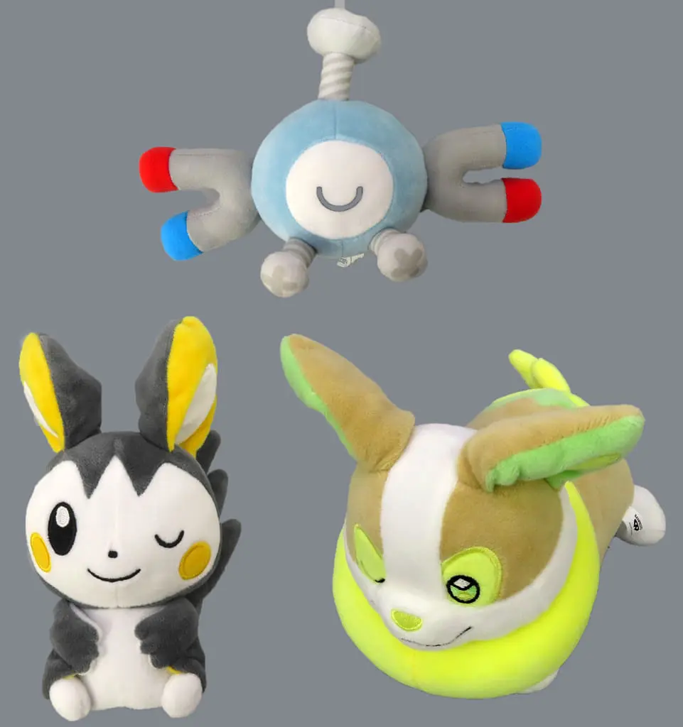 Plush - Pokémon / Emolga & Magnemite & Yamper