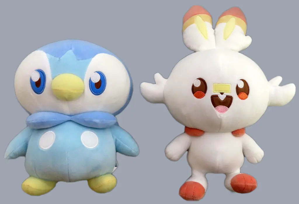 Plush - Pokémon / Scorbunny & Piplup (Pochama)