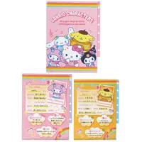 Stationery - Plastic Folder (Clear File) - Sanrio characters / Hello Kitty & Cinnamoroll & Kuromi