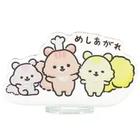 Acrylic stand - RILAKKUMA / Sakura no Korisu & Lemon no Korisu & Sumire no Korisu