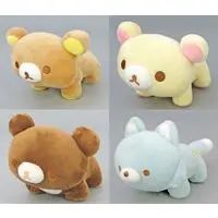 Plush - RILAKKUMA / Korilakkuma & Chairoikoguma & Aoi ko ookami