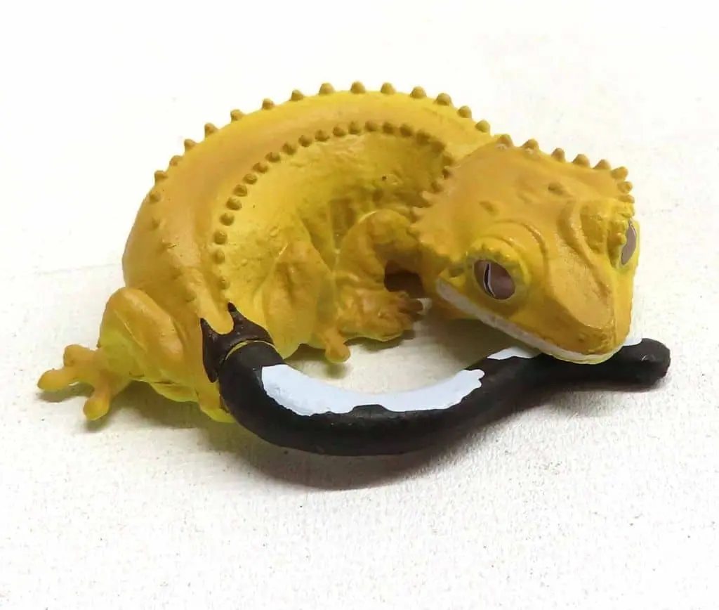 Trading Figure - West African Fat-tailed Gecko and Crested Gecko