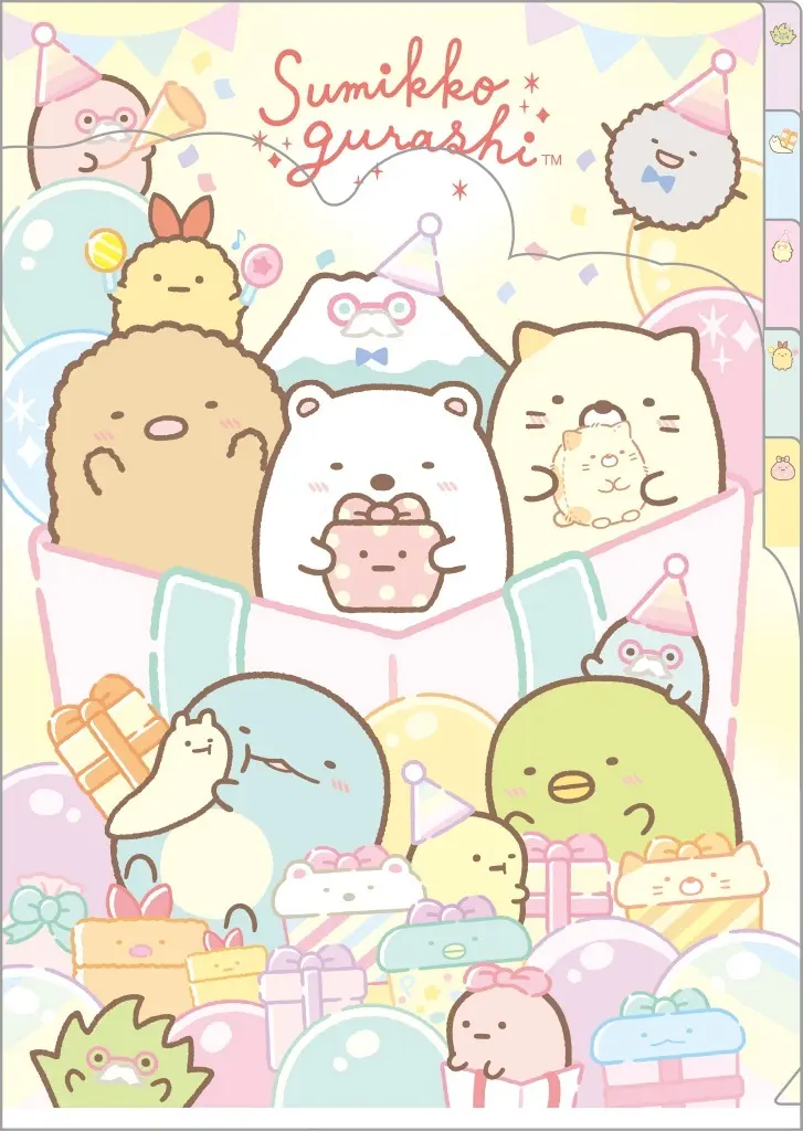 Stationery - Plastic Folder (Clear File) - Sumikko Gurashi