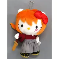 Key Chain - Plush - Rurouni Kenshin / Hello Kitty