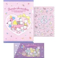 Stationery - Plastic Folder (Clear File) - Sanrio characters