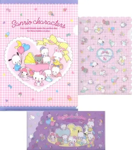 Stationery - Plastic Folder (Clear File) - Sanrio characters