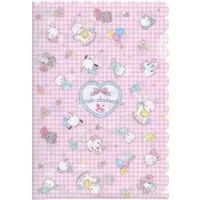 Stationery - Plastic Folder (Clear File) - Sanrio characters