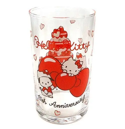 Tumbler, Glass - Sanrio characters / Hello Kitty