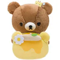 Plush - Smartphone Stand - RILAKKUMA / Chairoikoguma