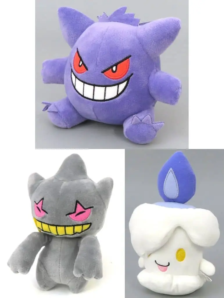 Plush - Pokémon / Gengar & Litwick & Banette