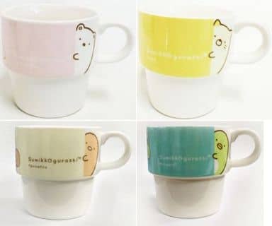 Mug - Sumikko Gurashi / Shirokuma & Penguin? & Tonkatsu (Capucine) & Neko (Gattinosh)