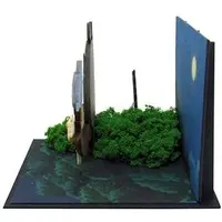 Miniature Art Kit - My Neighbor Totoro / Susuwatari (All Blacky) & Big Totoro & Mid Totoro & Mini Totoro