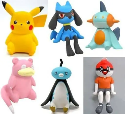 Trading Figure - Pokémon / Slowpoke & Riolu & Eiscue & Marshtomp