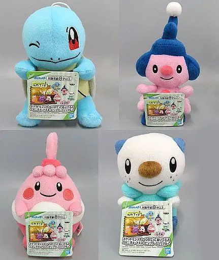 Plush - Pokémon / Oshawott & Squirtle & Happiny & Mime Jr.