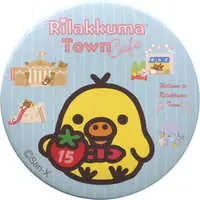 Badge - RILAKKUMA / Kiiroitori