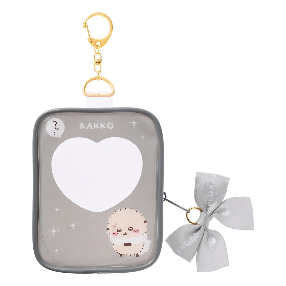 Chiikawa Mascot-Compatible Clear Pouch (Rakko)