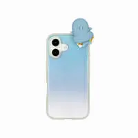 mofusand Frame IIIIFIT Clear iPhone compatible case (Shark Meow)