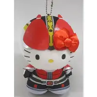 Plush Key Chain - Kamen Rider Den-O / Hello Kitty