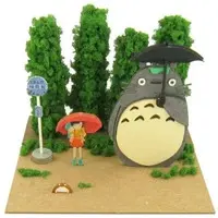 Miniature Art Kit - My Neighbor Totoro / Big Totoro & Kusakabe Satsuki & Kusakabe Mei