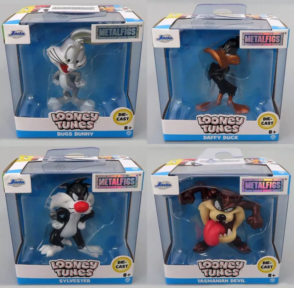 Trading Figure - Mini Figure - Looney Tunes / Bugs Bunny & Daffy Duck & Sylvester & Tasmanian Devil