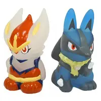 Trading Figure - Pokémon / Cinderace & Lucario