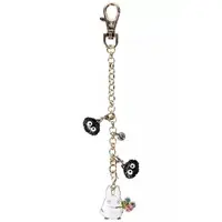 Key Chain - My Neighbor Totoro / Susuwatari (All Blacky) & Mini Totoro