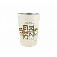 mofusand 2way vacuum double tumbler M (frog)