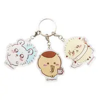 Key Chain - Chiikawa / Momonga & Kuri-Manjuu & Rakko